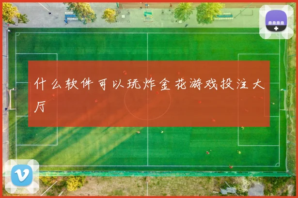 什么软件可以玩炸金花游戏投注大厅